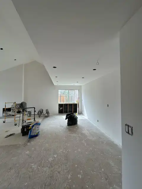 Level-5 finish the whole two story house, installed new inside and outside corners project photo